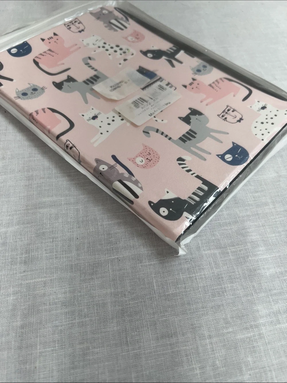 🌞 Pink Kitty Cat Print IPad or Tablet Case Protective Cover 10” x 7.5”